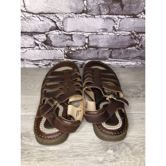 Born Brown Leather Fisherman Casual Adjustable Strap Sandals Men’s Sz 8M US/41EU main image 4